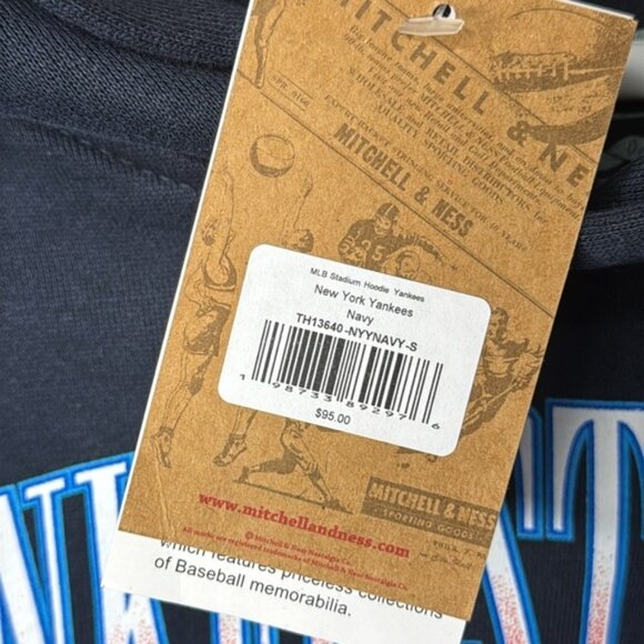 Mitchell & Ness New York Yankees Stadium Hoodie Navy Men’s Size Large MSRP $95 - Picture 7 of 7